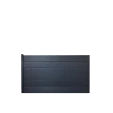 MCFENCE Anthracite, Clôture aluminium pleine à sceller [H 0.95 m]