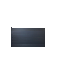 MCFENCE Anthracite, Clôture aluminium pleine à sceller [H 0.95 m]
