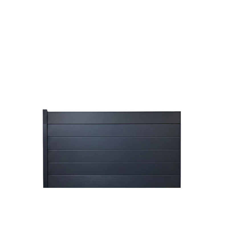 MCFENCE Anthracite, Clôture aluminium pleine à sceller [H 0.95 m]