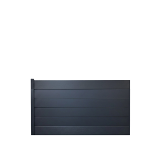 MCFENCE Anthracite, Clôture aluminium pleine à sceller [H 0.95 m]