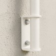 FIVE Railing Blanc, Poteau prémonté garde-corps fixation latérale