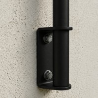 FIVE Railing Noir, Garde-corps 5 tubes, fixation latérale