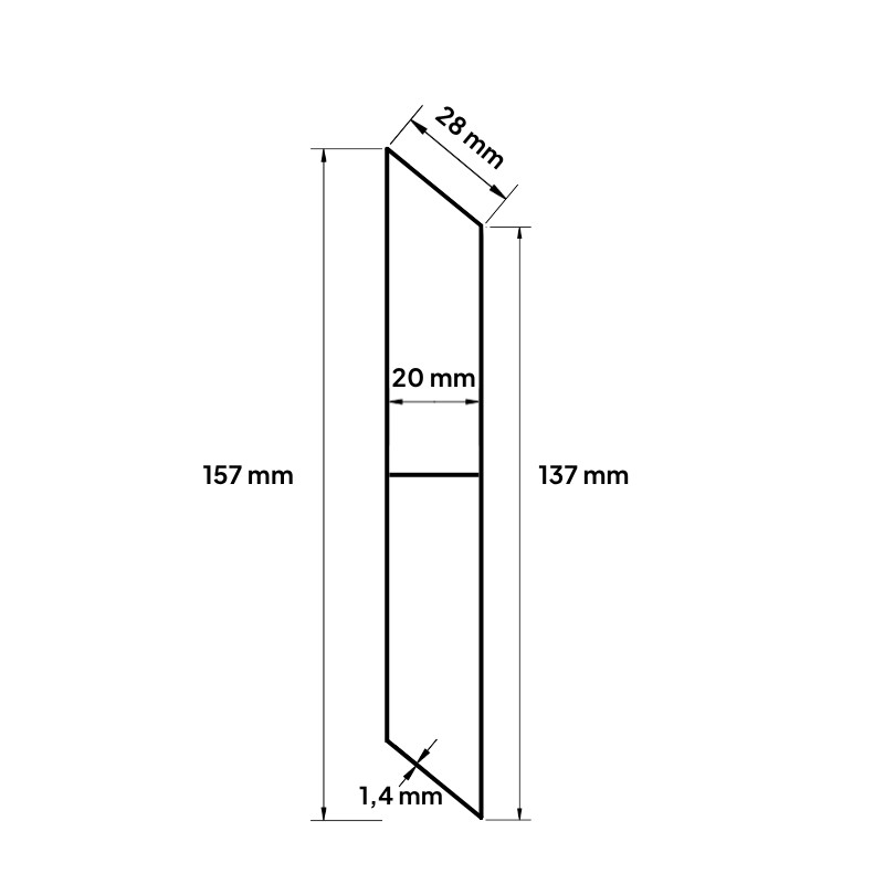 MCFENCE Anthracite, Lame clôture aluminium persienne