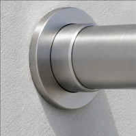 Platine murale Ø40 mm [Gris Inox]