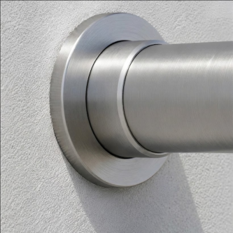 Platine murale Ø40 mm [Gris Inox]
