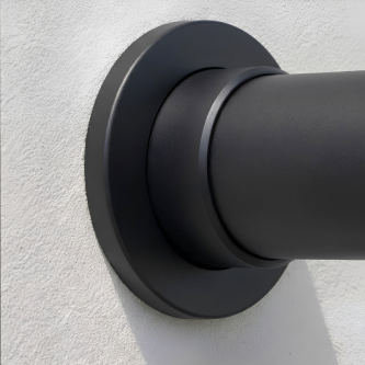 Platine murale Ø40 mm [Anthracite]