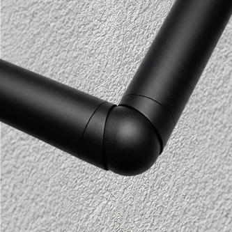 FIVE Railing Noir, Coude articulé de main-courante Ø40 mm