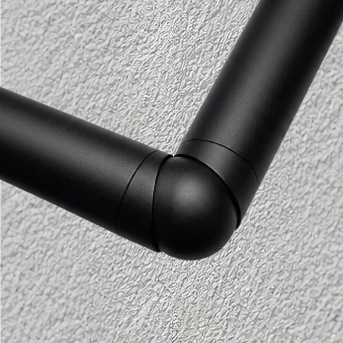FIVE Railing Noir, Coude articulé de main-courante Ø40 mm