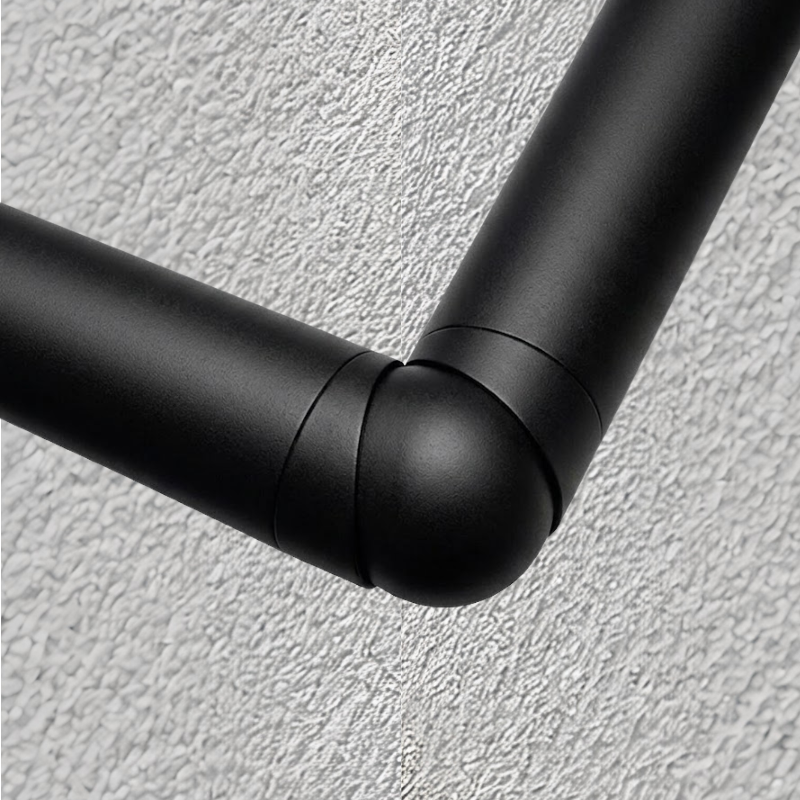 FIVE Railing Noir, Coude articulé de main-courante Ø40 mm