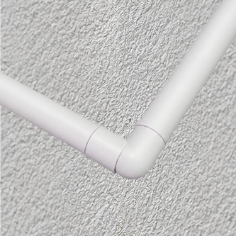 FIVE Railing Blanc, Coude articulé de tube Ø16 mm