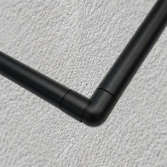 FIVE Railing Noir, Coude articulé de tube Ø16 mm