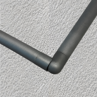 Coude articulé de tube Ø16 mm [Anthracite]