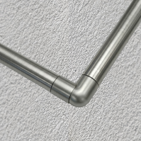 SECO Gris Inox, Coude articulé de tube Ø16 mm
