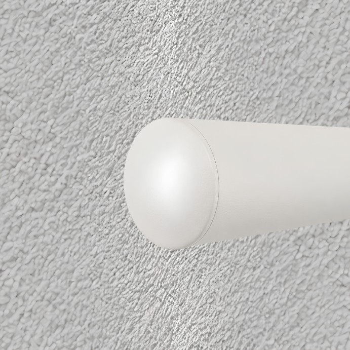 Embout de finition Ø40 mm [Blanc]