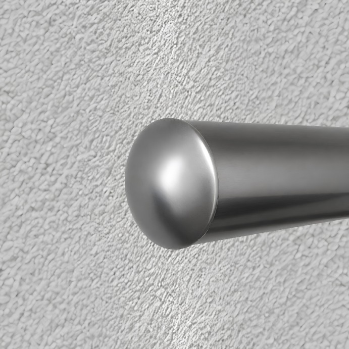 Embout de finition Ø40 mm [Gris Inox]