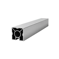 ECO Square, Poteau garde-corps aluminium, fixation latérale