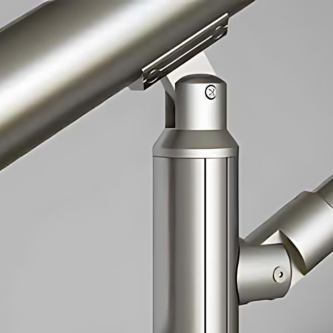 ECO/ELEGANT Round, Support orientable de main-courante Ø50 mm