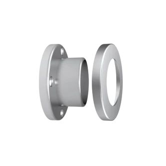 SECO Gris Inox, Platine murale Ø40 mm