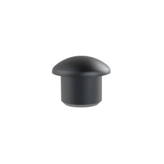 SECO Anthracite, Embout de finition Ø16 mm
