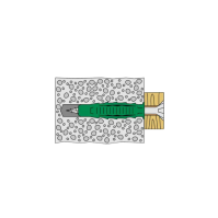 Cheville nylon SPAX, Longueur 25 mm